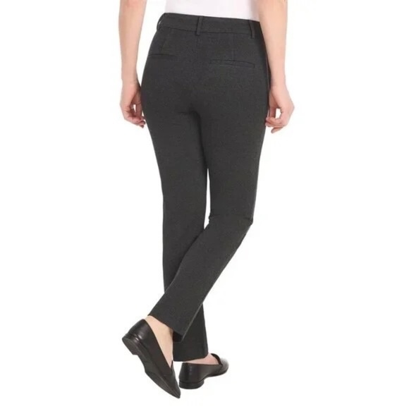 Dalia Women's Tummy Control Ponte Pull On Pants, Dark Gray, Medium NWT - Picture 2 of 16